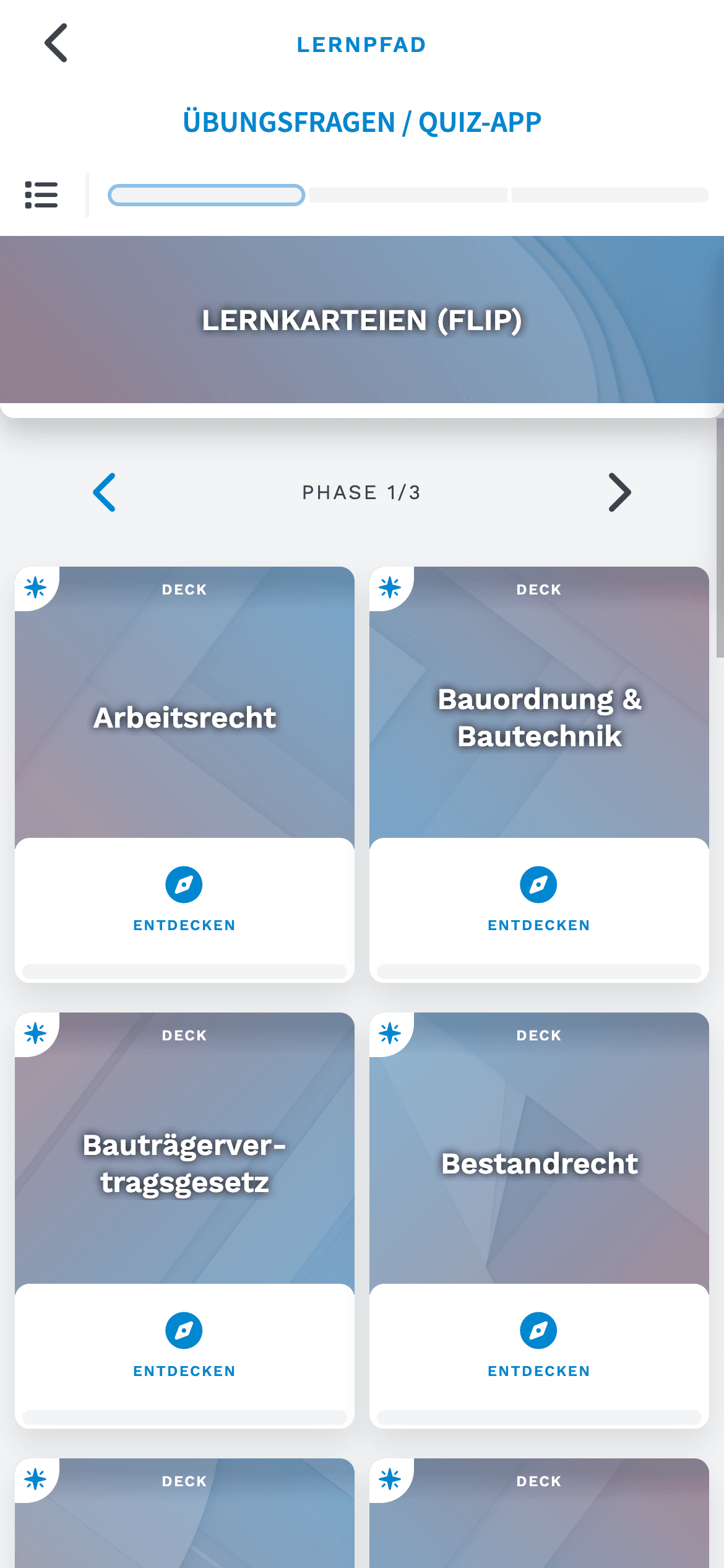 Drehbare Lernkarteien — eduard App